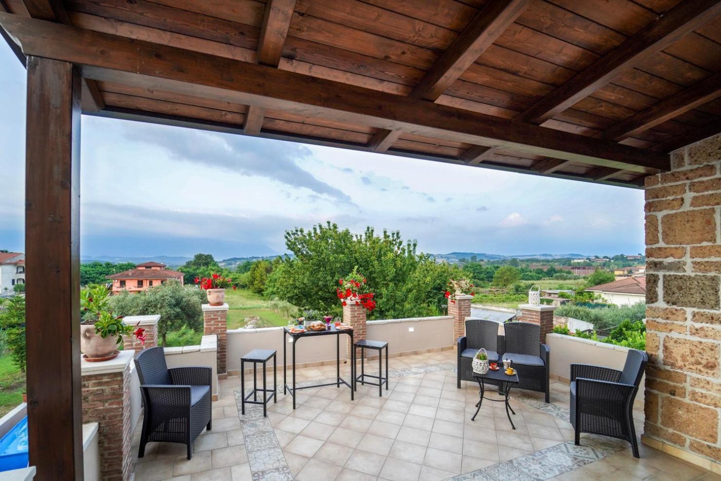 Villa Falcone Alvignano Exterior foto